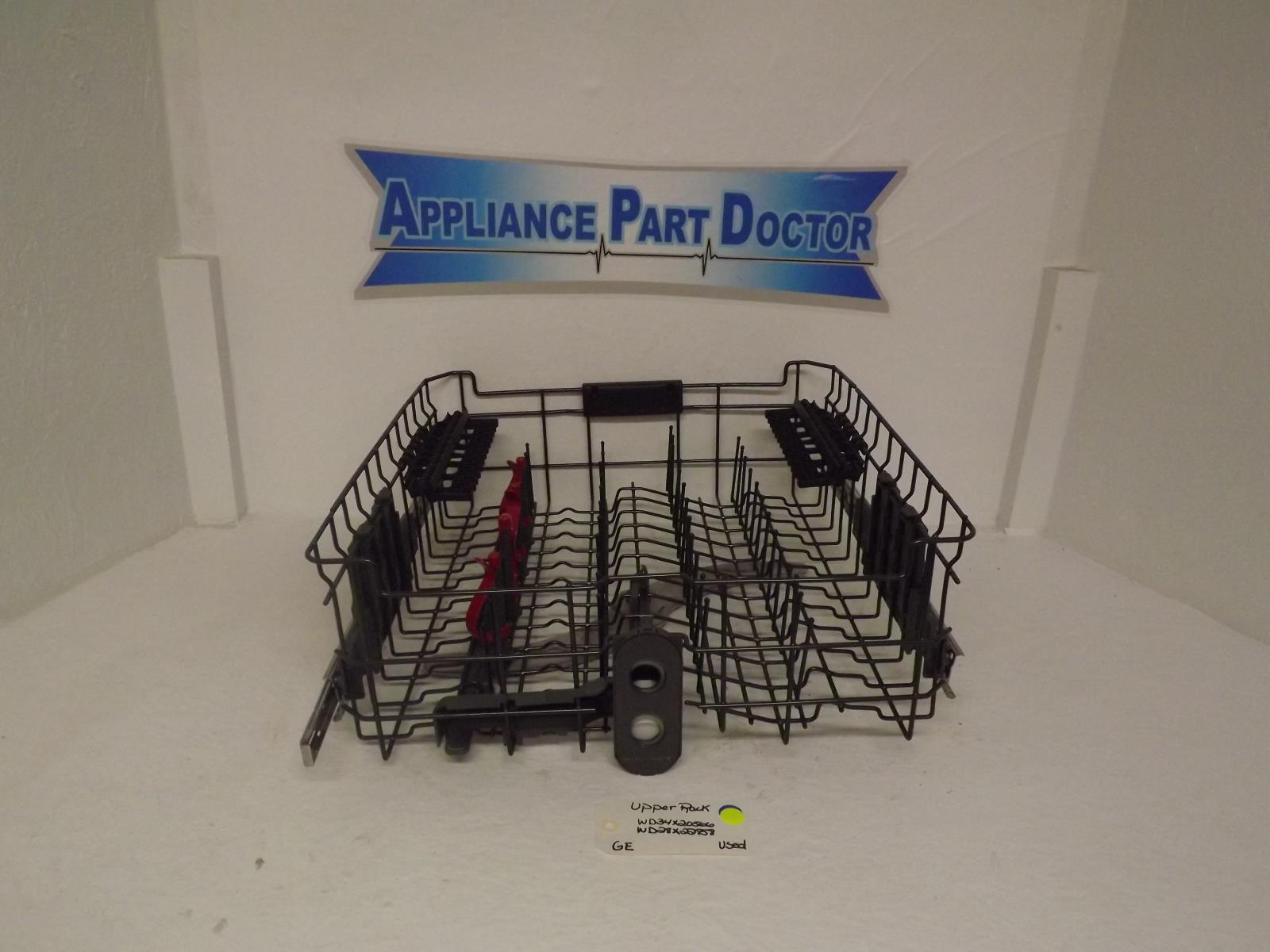 GE Dishwasher WD34X20566 WD28X22858 Upper Rack Used GE Dishwasher WD34X20566 WD28X22858 Upper Rack Used